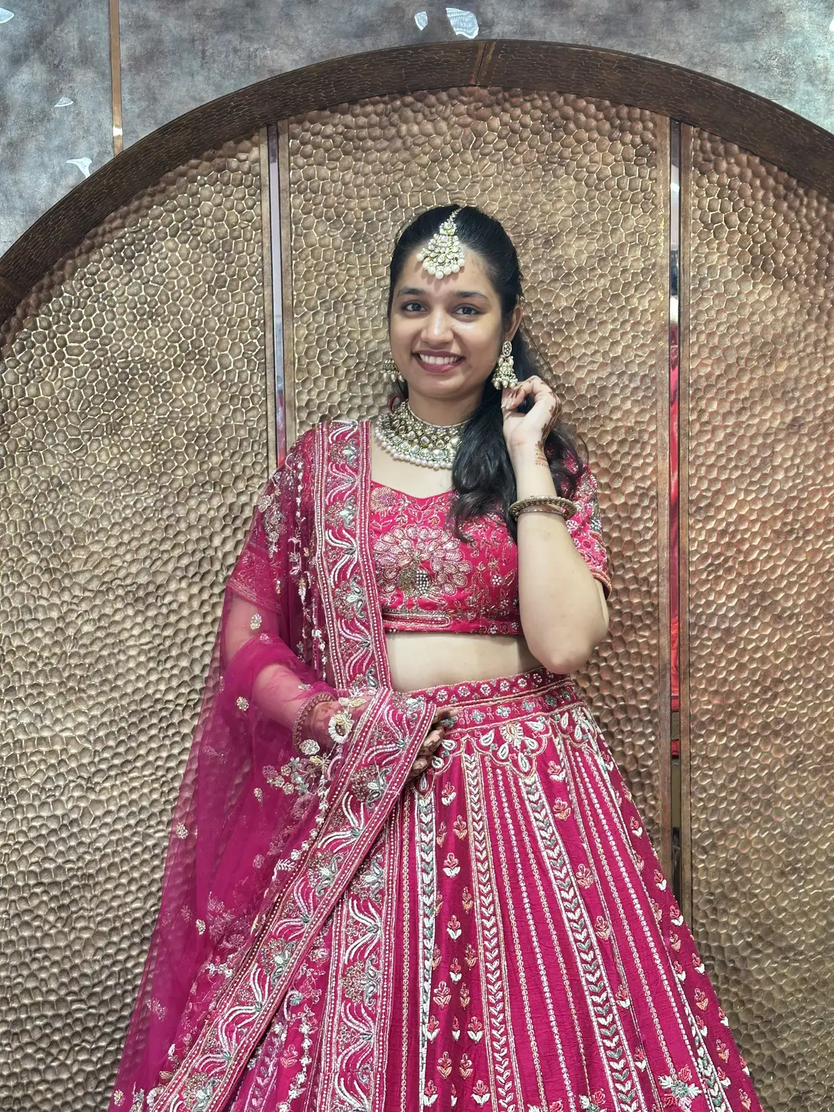Latest Bridal Lehenga With Handwork